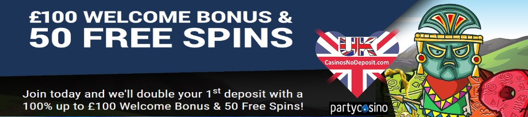 Party casino no deposit bonus codes 2019 2020